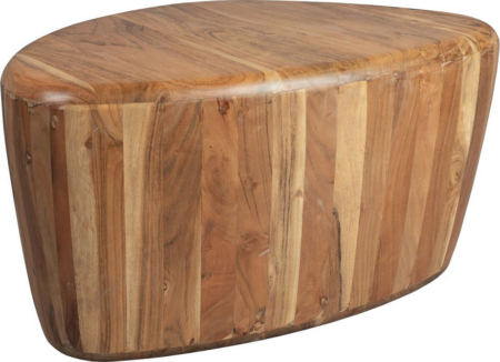Sofabord Dutchbone Ayla nougat 58Ã45Ã28 cm pulverlakeret jern & akacietræ